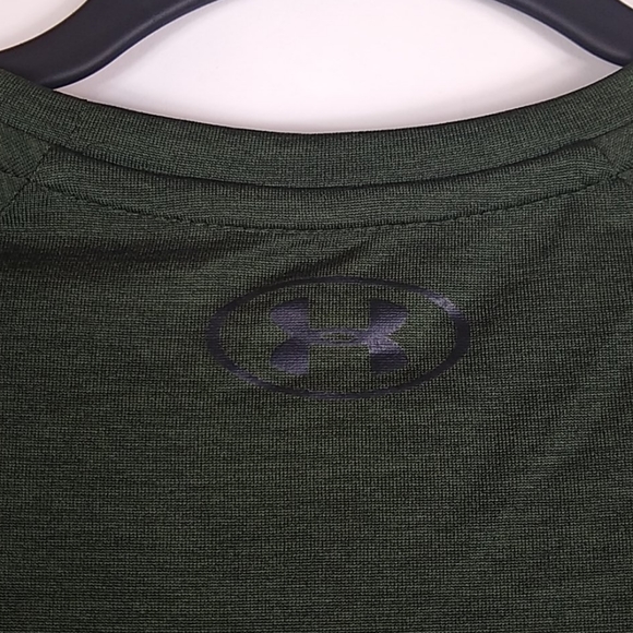 Under Amour Crew Neck The Tech Tee Men's Green - Picture 4 of 5